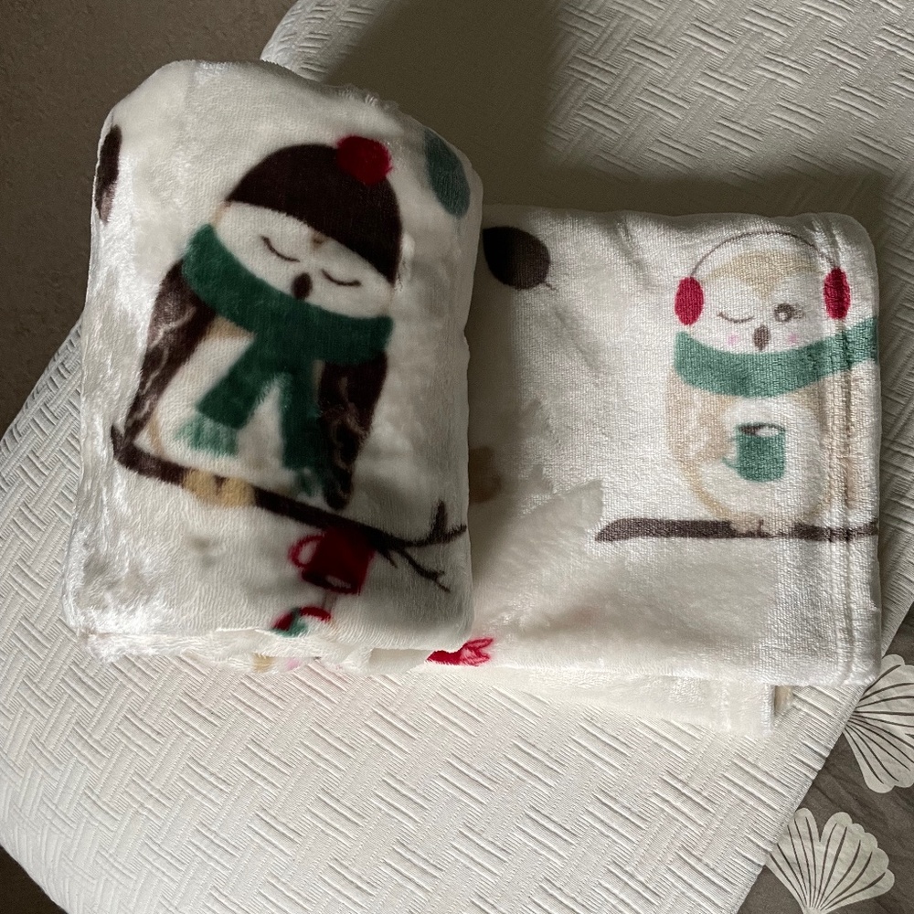 Winter throw /lap blanket